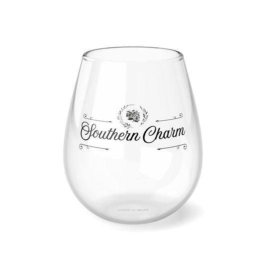 Southern Charm Official Branded - Stemless Wine Glass, 11.75oz